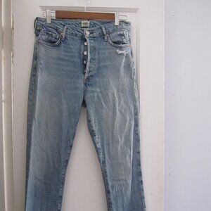 Citizens Of Humanity Olivia High Rise Slim Ankle Jeans Size 27 Button Fly